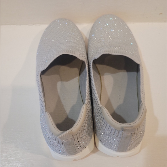 Kelly & Katie Women's Grey Glitter Slip-On Sneaker Sz 8 - Picture 10 of 11